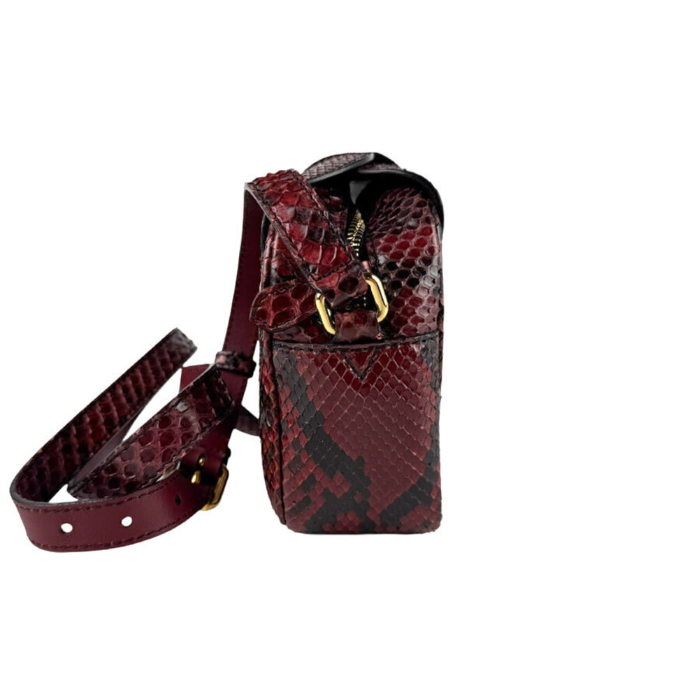 Burberry shoulder bag red python leather - Picture 2 of 4